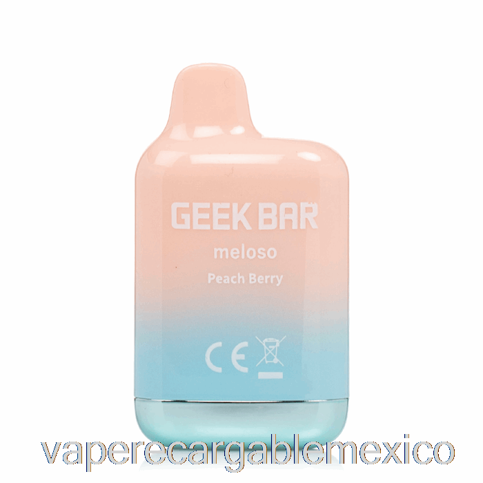 Vape Recargable Geek Bar Meloso Mini 1500 Desechable Melocotón Berry